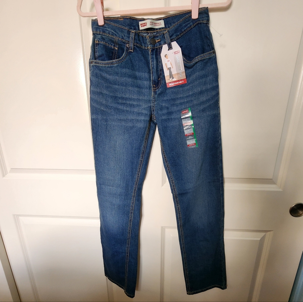 Levi's Blue Denim Jeans 514 Performace Straight